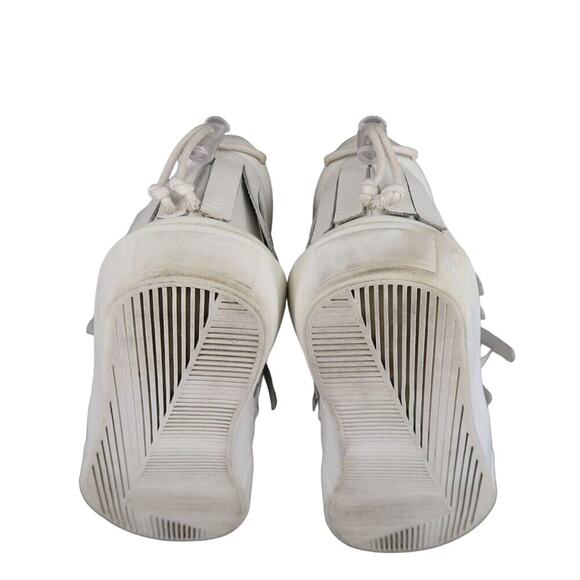 Clear Weather Shoes Mens 11 Sneaker Chukka Boot One O One White Leather Casual - Picture 10 of 13